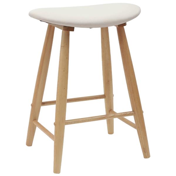 Grote foto vidaxl eettafelstoelen 2 pcs naturel 46 x 37 x 63 cm huis en inrichting stoelen