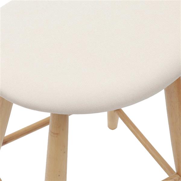 Grote foto vidaxl eettafelstoelen 2 pcs naturel 46 x 37 x 63 cm huis en inrichting stoelen