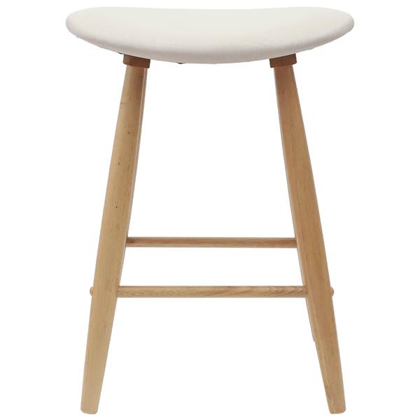 Grote foto vidaxl eettafelstoelen 2 pcs naturel 46 x 37 x 63 cm huis en inrichting stoelen