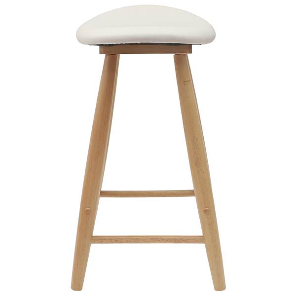 Grote foto vidaxl eettafelstoelen 2 pcs naturel 46 x 37 x 63 cm huis en inrichting stoelen