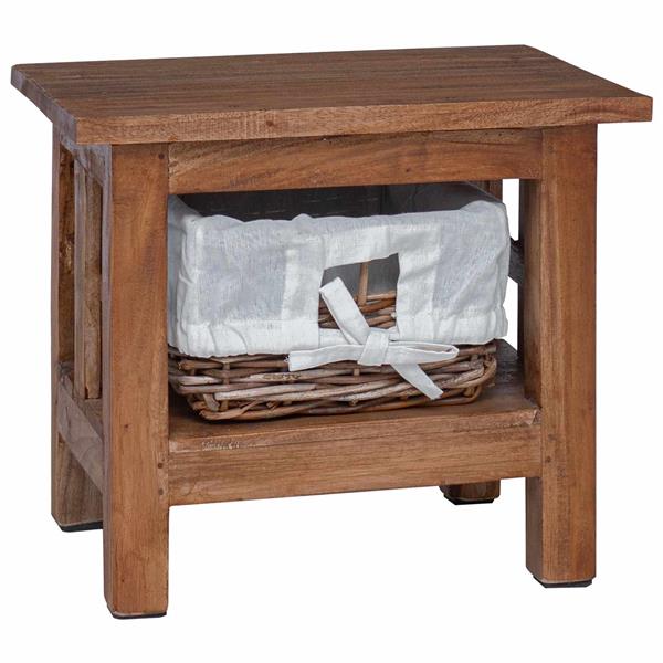 Grote foto vidaxl bijzettafel bruin massief mahoniehout huis en inrichting complete slaapkamers