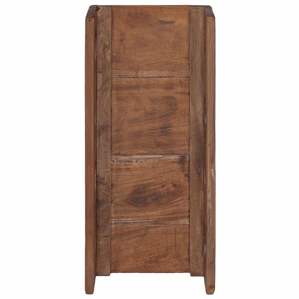 Grote foto vidaxl rek bruin 24 x 13 x 54 cm massief mahoniehout huis en inrichting woningdecoratie