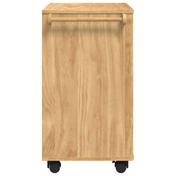 Grote foto vidaxl keuken trolley wasbruin 72 5 x 45 x 80 cm massief vurenhout huis en inrichting keukenbenodigdheden