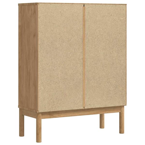 Grote foto vidaxl dressoir wasbruin 70 x 30 x 70 5 cm massief vurenhout huis en inrichting overige