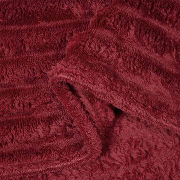 Grote foto vidaxl kleden 6 stuks bordeaux rood 270 x 240 cm fleece huis en inrichting bedden