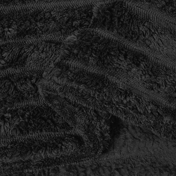 Grote foto vidaxl kleden 6 stuks zwart 270 x 240 cm fleece huis en inrichting bedden