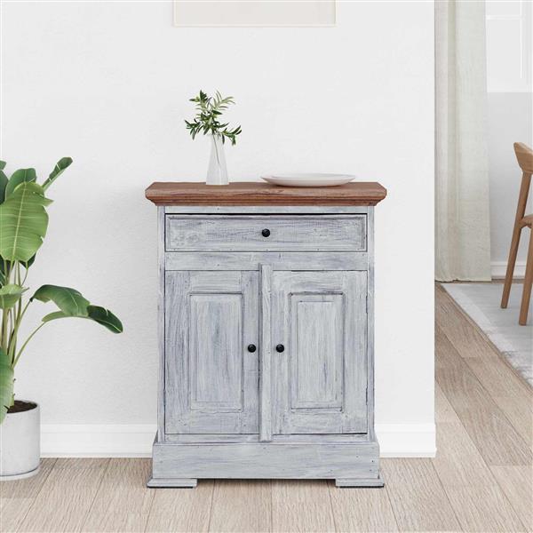 Grote foto vidaxl opbergkast 63 x 30 x 79 cm massief mahoniehout huis en inrichting woningdecoratie