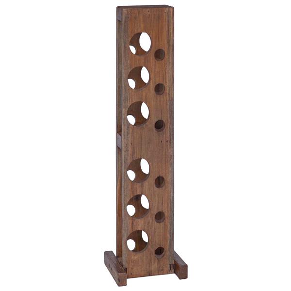 Grote foto vidaxl rek bruin 20 x 25 x 100 cm massief mahoniehout huis en inrichting woningdecoratie