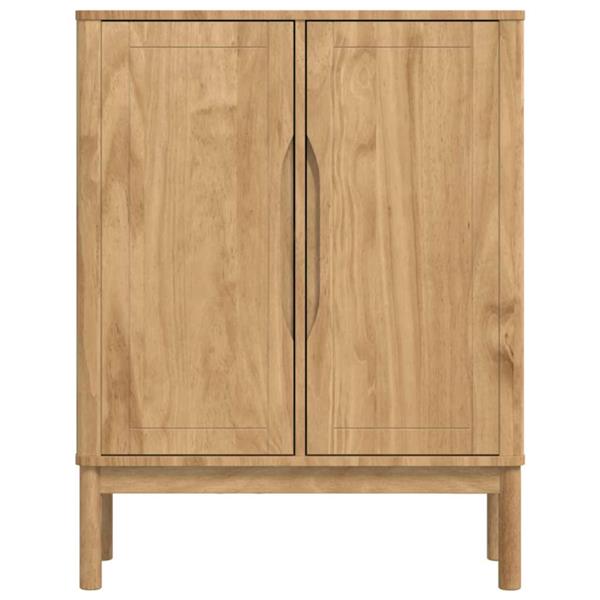 Grote foto vidaxl dressoir wasbruin 70 x 30 x 70 5 cm massief vurenhout huis en inrichting overige