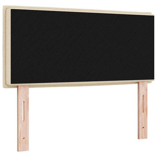 Grote foto vidaxl hoofdbord met hoofdeinde cr me 80 cm nep leer antiek en kunst stoelen en banken