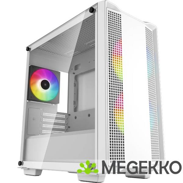 Grote foto deepcool cc360 wh argb wit computers en software behuizingen en kasten