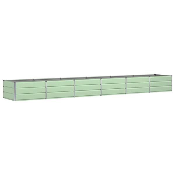 Grote foto vidaxl plantenbak groen 480 x 80 x 45 cm staal tuin en terras overige tuin en terras