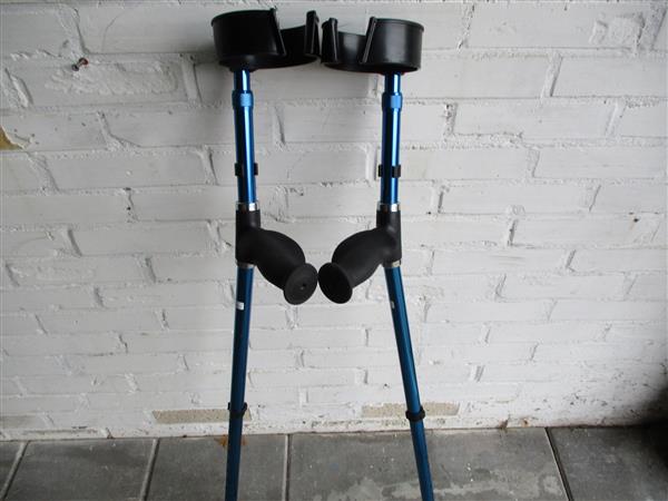 Grote foto zgan stel elleboogkrukken in lengte instelbaar beauty en gezondheid krukken