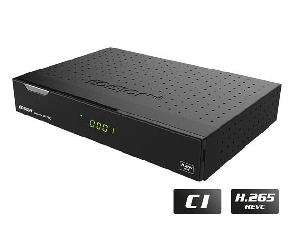 Grote foto edision piccollo s2 t2 c met ci slot benelux versie telecommunicatie zenders en ontvangers