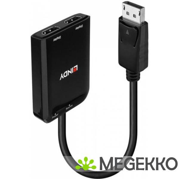 Grote foto lindy 38433 video kabel adapter displayport 2 x hdmi computers en software overige computers en software
