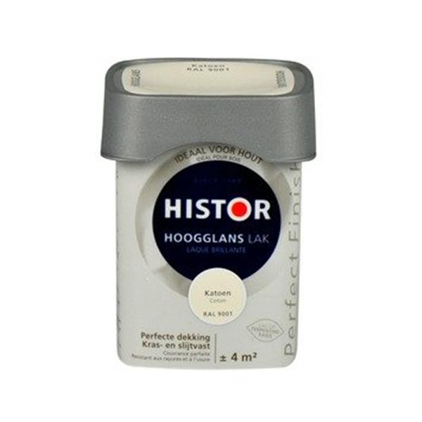 Grote foto histor perfect finish lak hoogglans katoen 250 ml doe het zelf en verbouw gereedschappen en machines