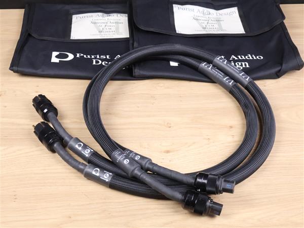Grote foto purist audio design aqueous aureus luminist high end audio power cable 1 5 metre 2 available audio tv en foto onderdelen en accessoires