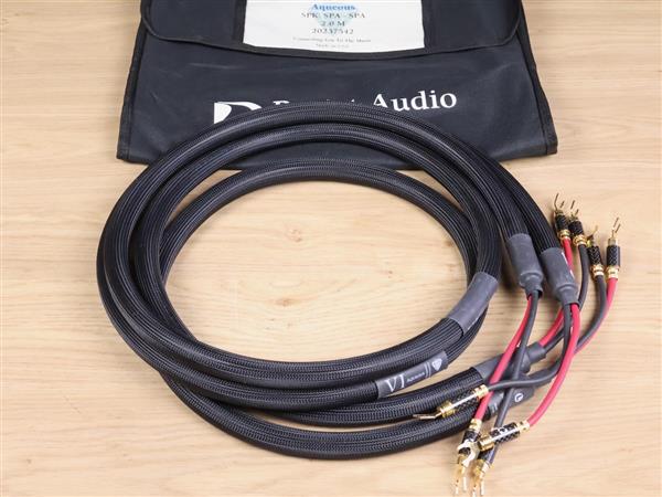 Grote foto purist audio design aqueous aureus diamond audio speaker cables 2 0 metre audio tv en foto onderdelen en accessoires