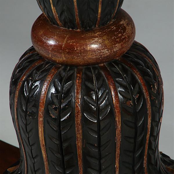 Grote foto grote empire gueridon of bijzettafel met geaderd marmer blad ca 1810 no.361815 antiek en kunst stoelen en banken