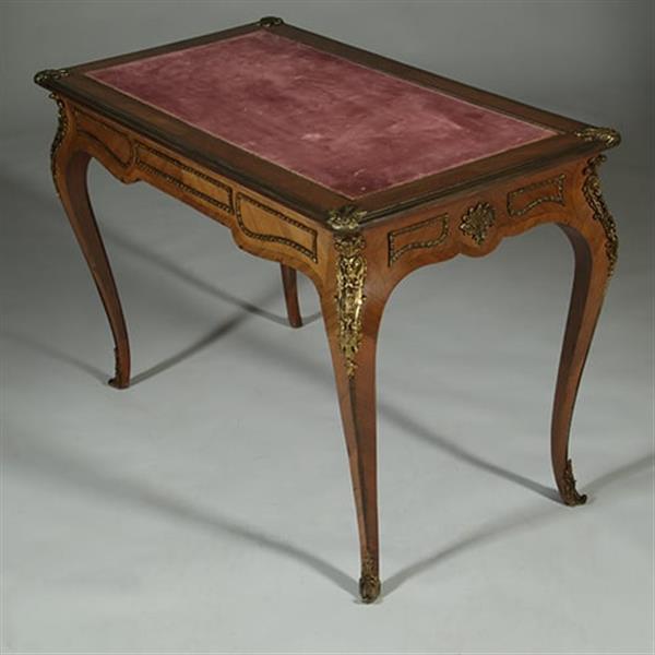 Grote foto bureau plat verguld brons en inlegwerk gesigneerd auguste chevrie gemerkt no.362915 antiek en kunst overige in antiek gebruiksvoorwerpen