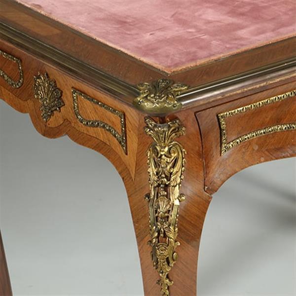 Grote foto bureau plat verguld brons en inlegwerk gesigneerd auguste chevrie gemerkt no.362915 antiek en kunst overige in antiek gebruiksvoorwerpen