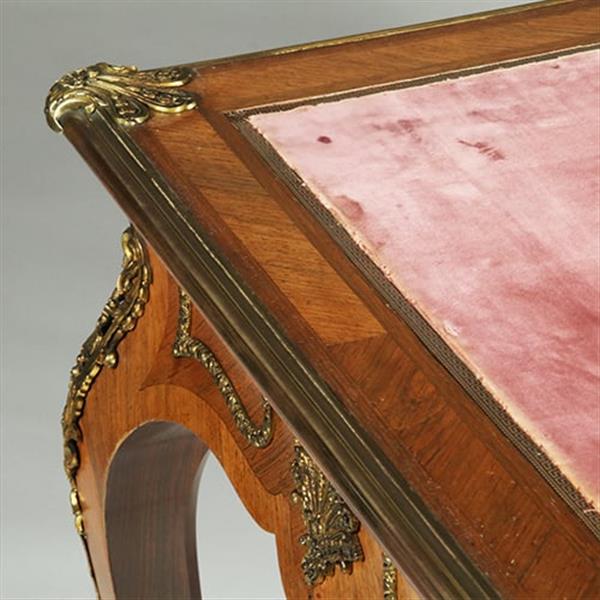 Grote foto bureau plat verguld brons en inlegwerk gesigneerd auguste chevrie gemerkt no.362915 antiek en kunst overige in antiek gebruiksvoorwerpen