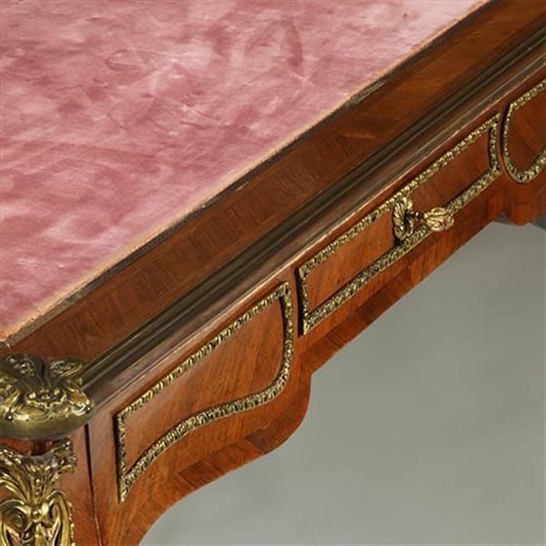 Grote foto bureau plat verguld brons en inlegwerk gesigneerd auguste chevrie gemerkt no.362915 antiek en kunst overige in antiek gebruiksvoorwerpen