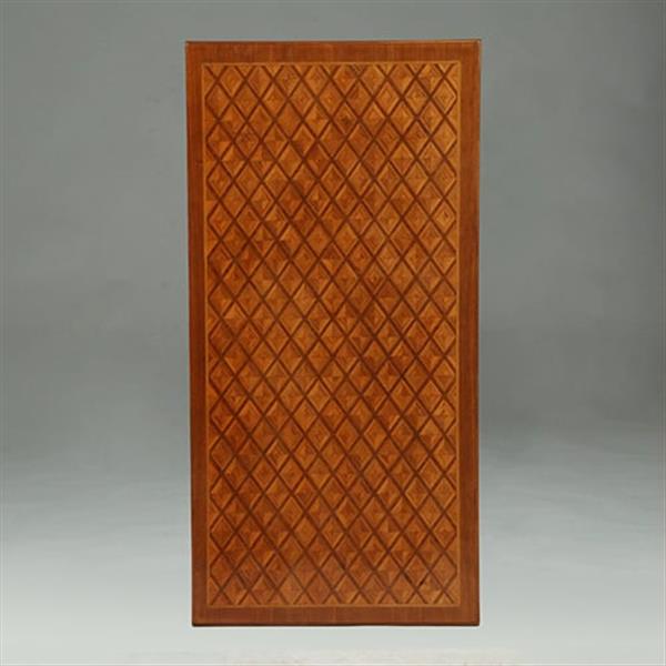 Grote foto franse marqueterie wandtafel te vergroten tot speeltafel ca 1875 notenhout no.362920 antiek en kunst stoelen en banken