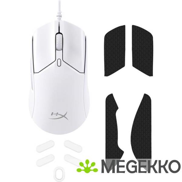 Grote foto hyperx pulsefire haste 2 bedrade gaming muis in wit computers en software overige computers en software