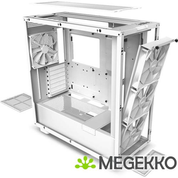Grote foto nzxt h7 elite 2023 white computers en software behuizingen en kasten