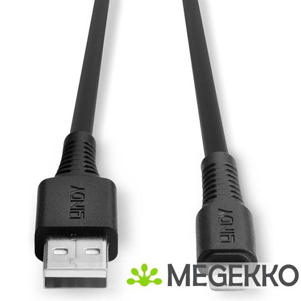 Grote foto lindy 31319 lightning kabel 0 5 m zwart computers en software overige computers en software