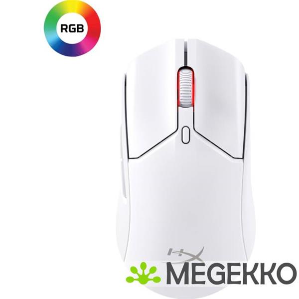 Grote foto hyperx pulsefire haste 2 draadloze gamingmuis wit computers en software overige computers en software