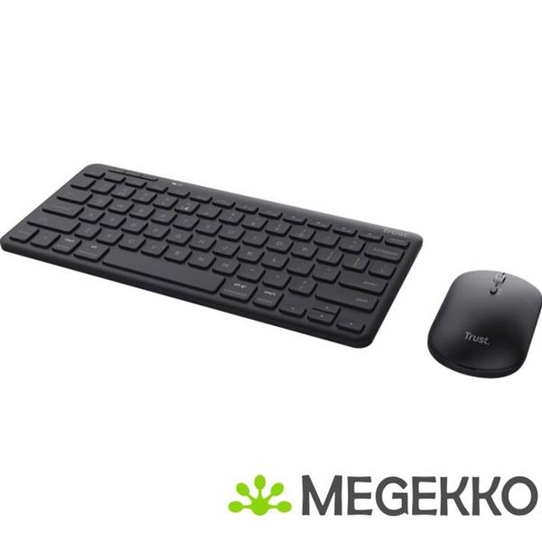 Grote foto trust lyra draadloos multi connect toetsenbord en muis zwart computers en software overige computers en software