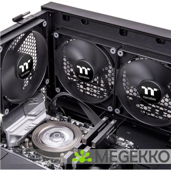 Grote foto thermaltake ct140 pc cooling fan computer behuizing luchtkoeler 14 cm zwart computers en software overige computers en software