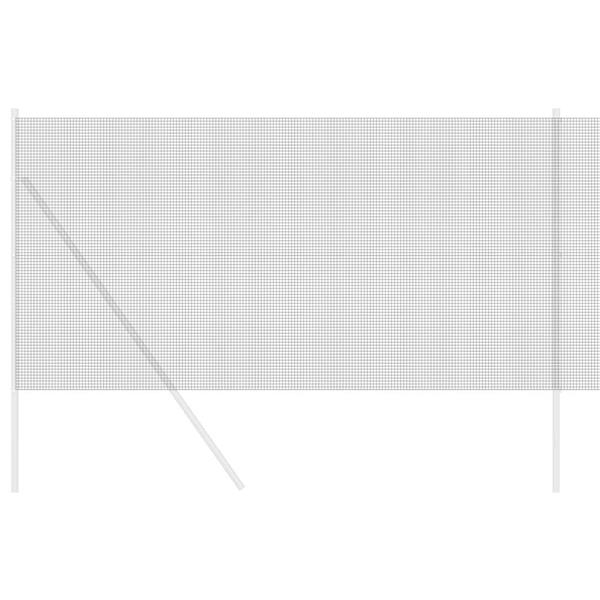 Grote foto vidaxl gelaste draadhek grijs 1.2 x 50 m tuin en terras hekken en schuttingen