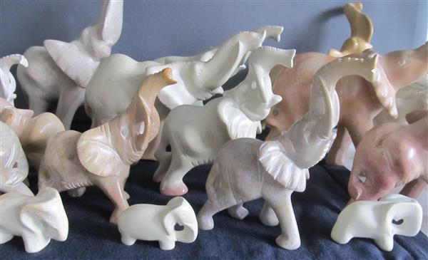 Grote foto olifantjes verzameling 44 stuks verzamelen dierenverzamelingen