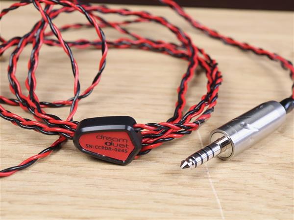 Grote foto crystal cable portable dream duet headphone cable 4.4mm trrrs 2x mmcx 1 2 metre audio tv en foto onderdelen en accessoires