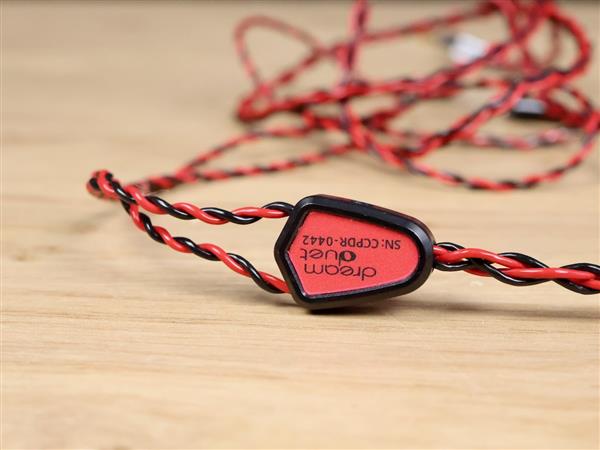 Grote foto crystal cable portable dream duet headphone cable 3.5mm trs 2x 2 pin 1 2 metre audio tv en foto onderdelen en accessoires