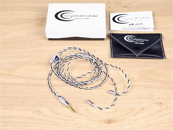 Grote foto crystal cable portable duet headphone cable 3.5mm trs 2x mmcx 1 2 metre audio tv en foto onderdelen en accessoires