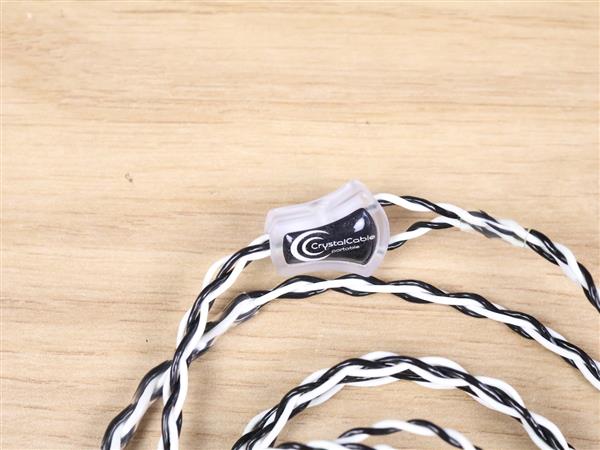 Grote foto crystal cable portable duet headphone cable 3.5mm trs 2x mmcx 1 2 metre audio tv en foto onderdelen en accessoires