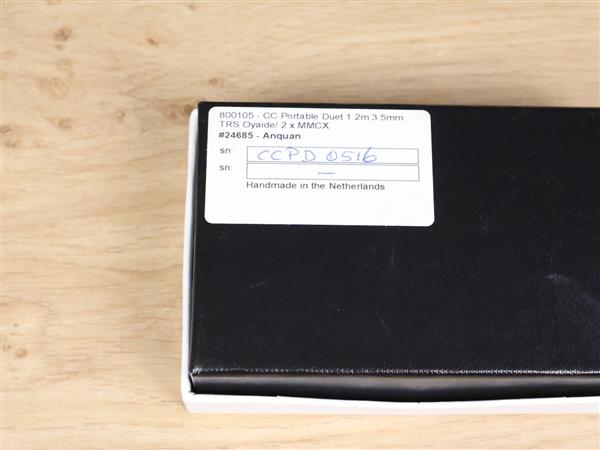 Grote foto crystal cable portable duet headphone cable 3.5mm trs 2x mmcx 1 2 metre audio tv en foto onderdelen en accessoires