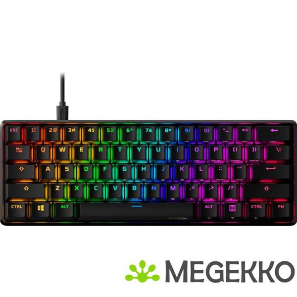 Grote foto hyperx alloy origins 60 zwart draadloos red toetsenbord computers en software toetsenborden