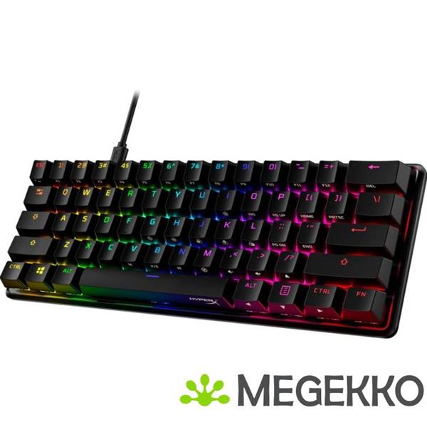 Grote foto hyperx alloy origins 60 zwart draadloos red toetsenbord computers en software toetsenborden