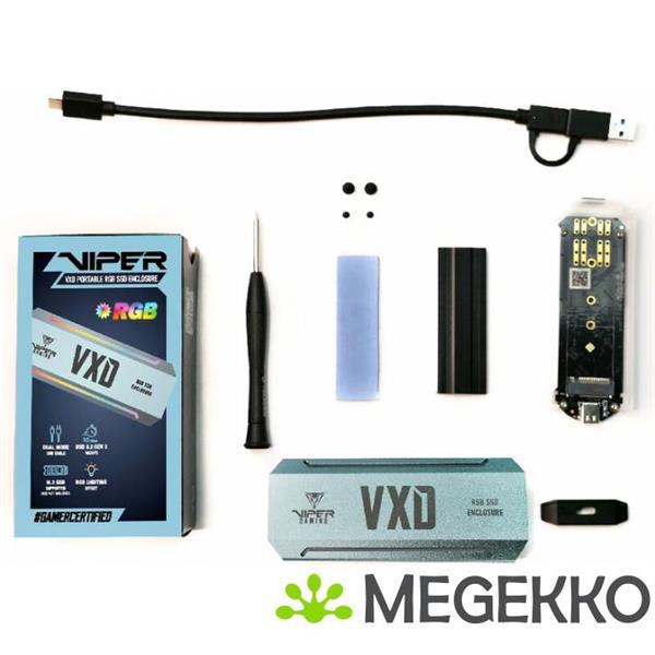 Grote foto patriot memory vxd sdd behuizing zilver m.2 computers en software behuizingen en kasten