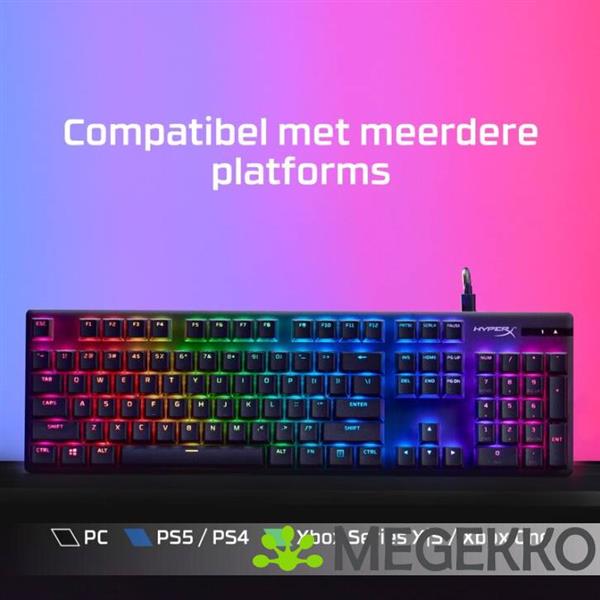 Grote foto hyperx alloy origins pbt zwart hyperx blue computers en software toetsenborden