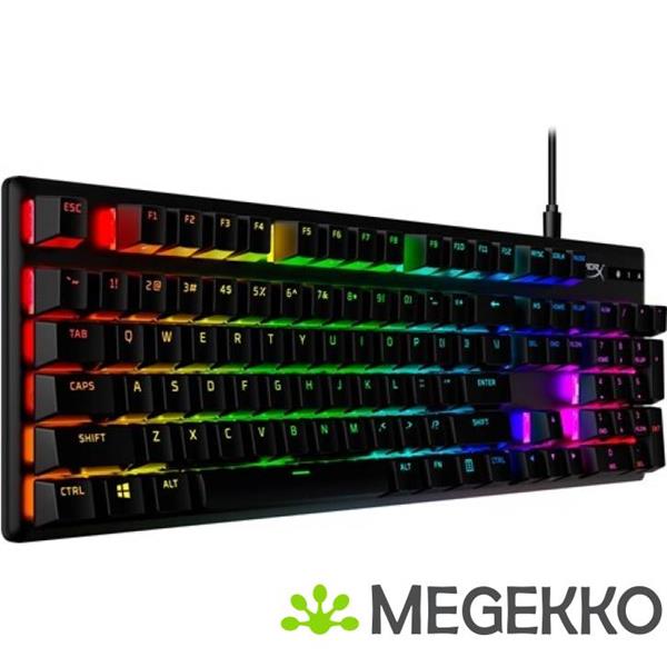Grote foto hyperx alloy origins pbt zwart hyperx aqua computers en software toetsenborden