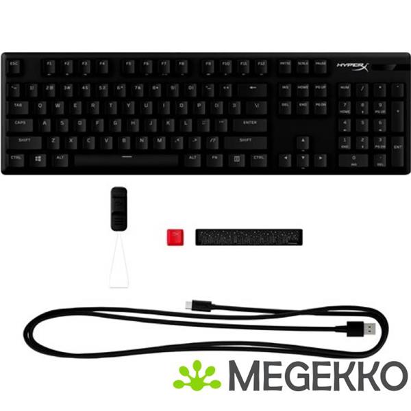 Grote foto hyperx alloy origins pbt zwart hyperx aqua computers en software toetsenborden