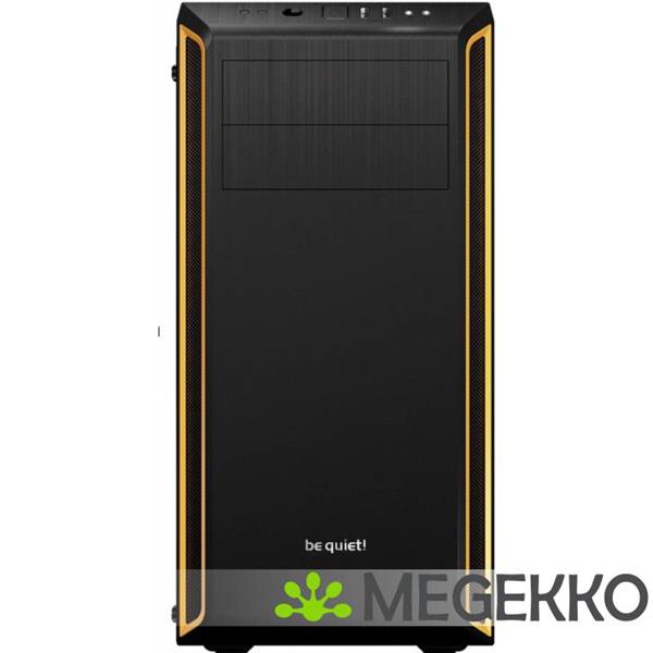 Grote foto be quiet pure base 600 window zwart oranje computers en software behuizingen en kasten