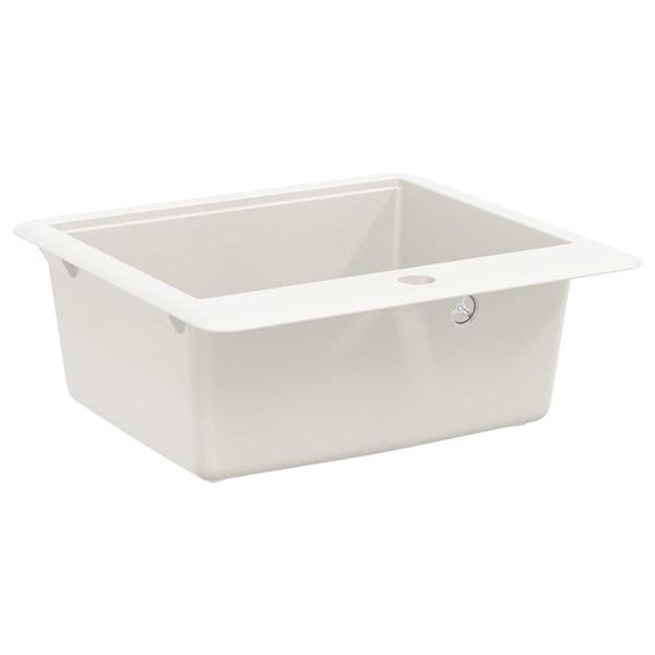 Grote foto vidaxl wasbak wit 470 x 440 mm graniet huis en inrichting keukens