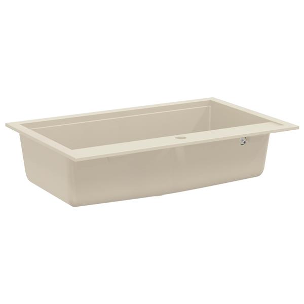 Grote foto vidaxl wasbak beige 795 x 505 mm graniet huis en inrichting keukens